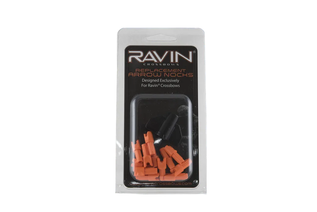 RAVIN NOCKS FOR CROSSBOW BOLTS with tool 12/pk