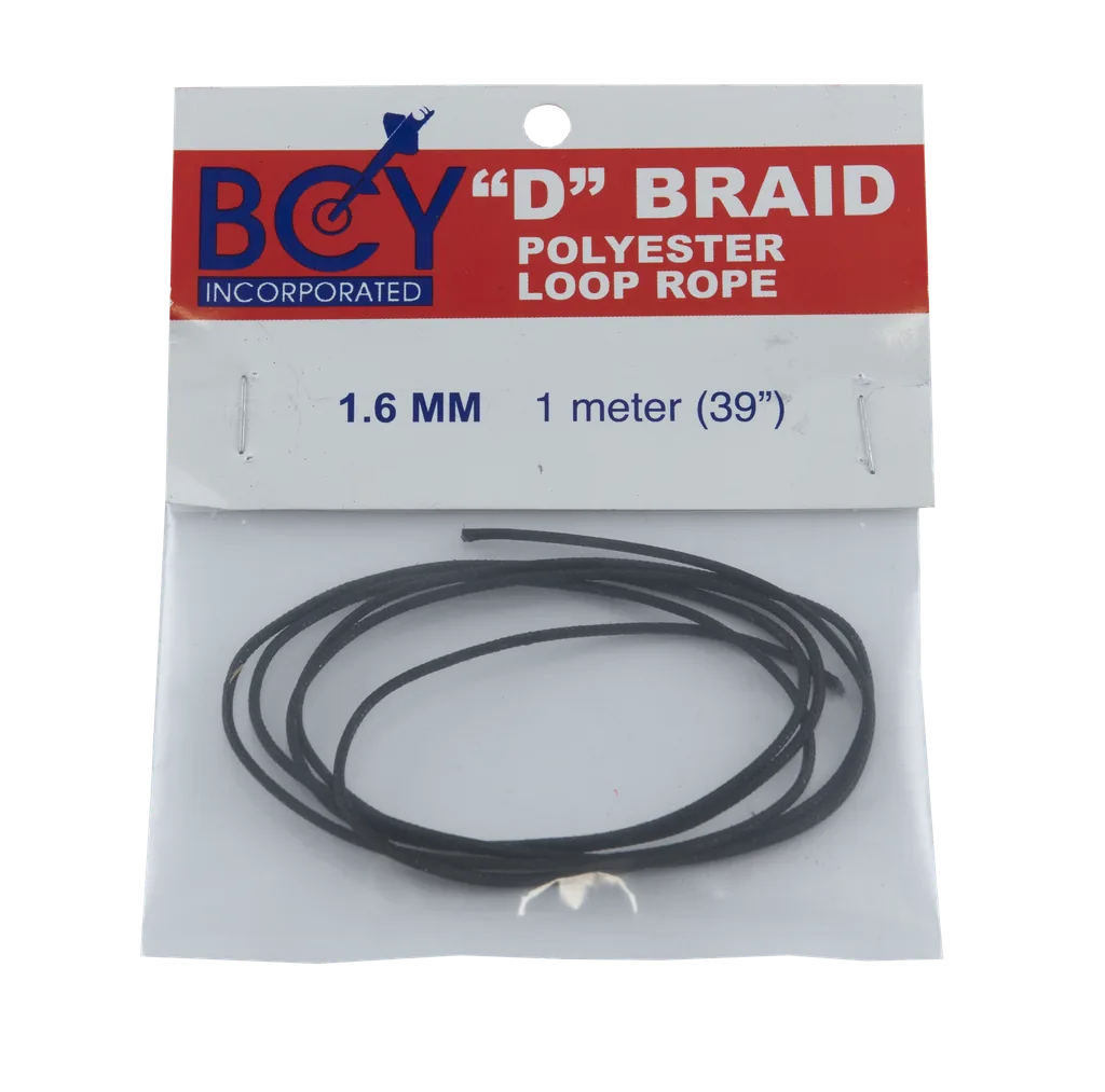 D LOOP ROPE D-BRAIDED DIA 1.6MM - 1 METER/PCK