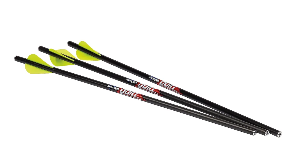 EXCALIBUR CROSSBOW BOLTS CARBON QUILL 16.5" ILLUMINATED FOR MICRO 3/PACK