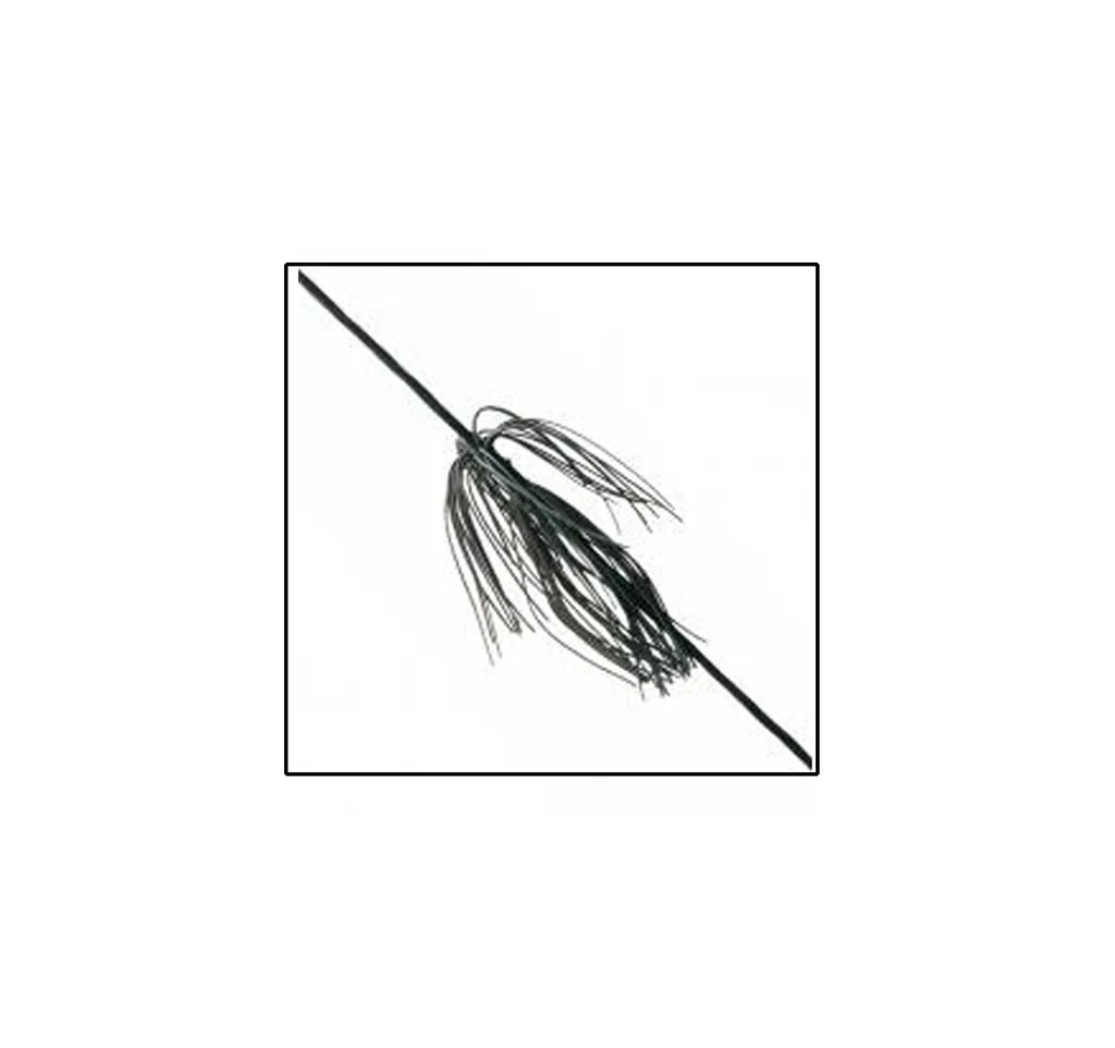 SAUNDERS WATER PROOF RUBBER WHISKERS BLACK  2PR