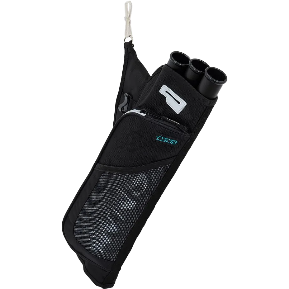 QUIVERS FOR TARGET ARCHERY S-100 WITH 3 TUBES LH BLACK/GRAY