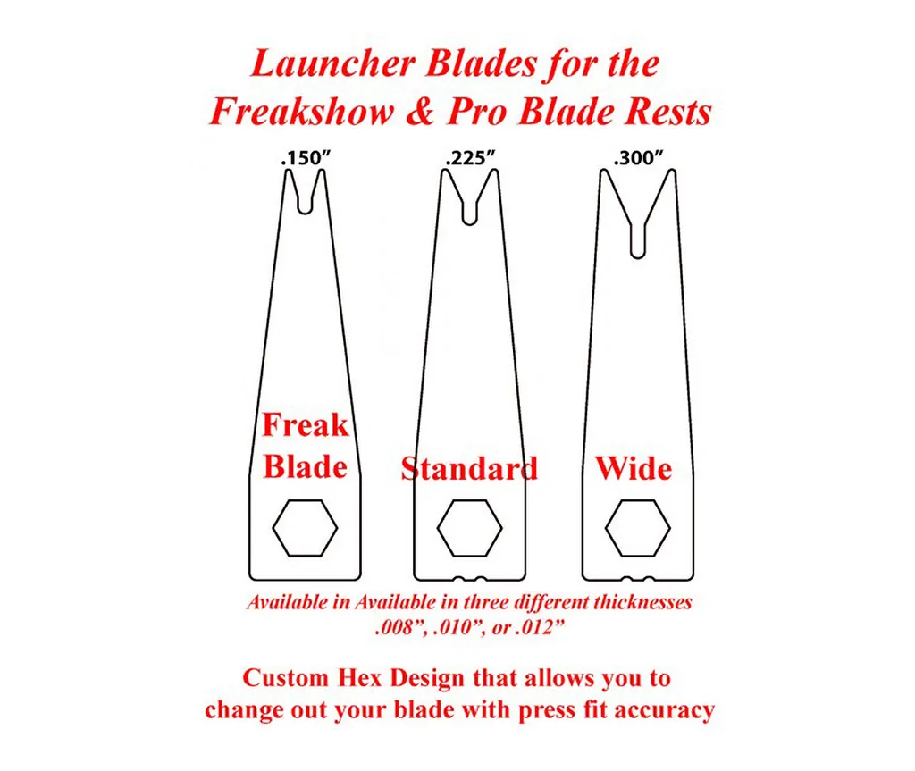 COMPOUND ARROW REST PARTS LAUNCHER PRO BLADE WIDE