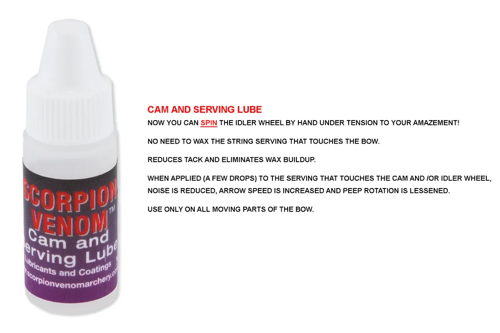 SCROPION VENOM LUBRICANTS CAM AND SERVING LUBE