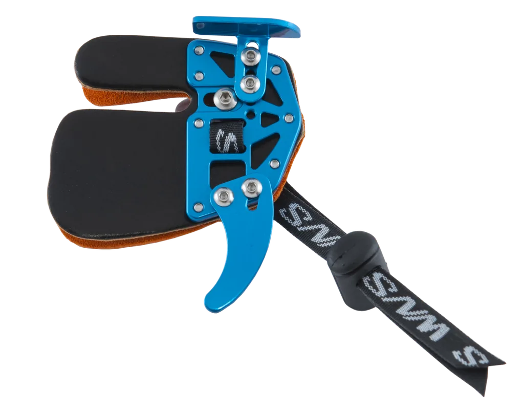 OLYMPIC RECURVE TAB WITH ANCHOR PAD CORDOVAN LEATHER