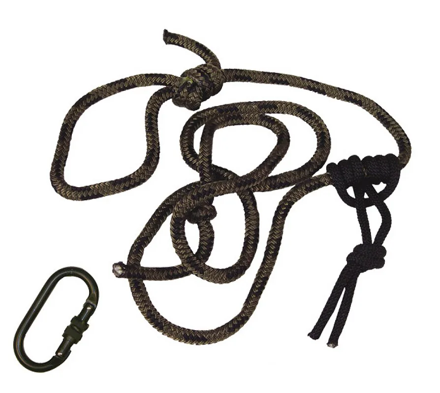 TREESTAND ACCESSORIES 8" LINEMAN'S ROPE W/ HARDWARE TREESTAND ACCESSORIE