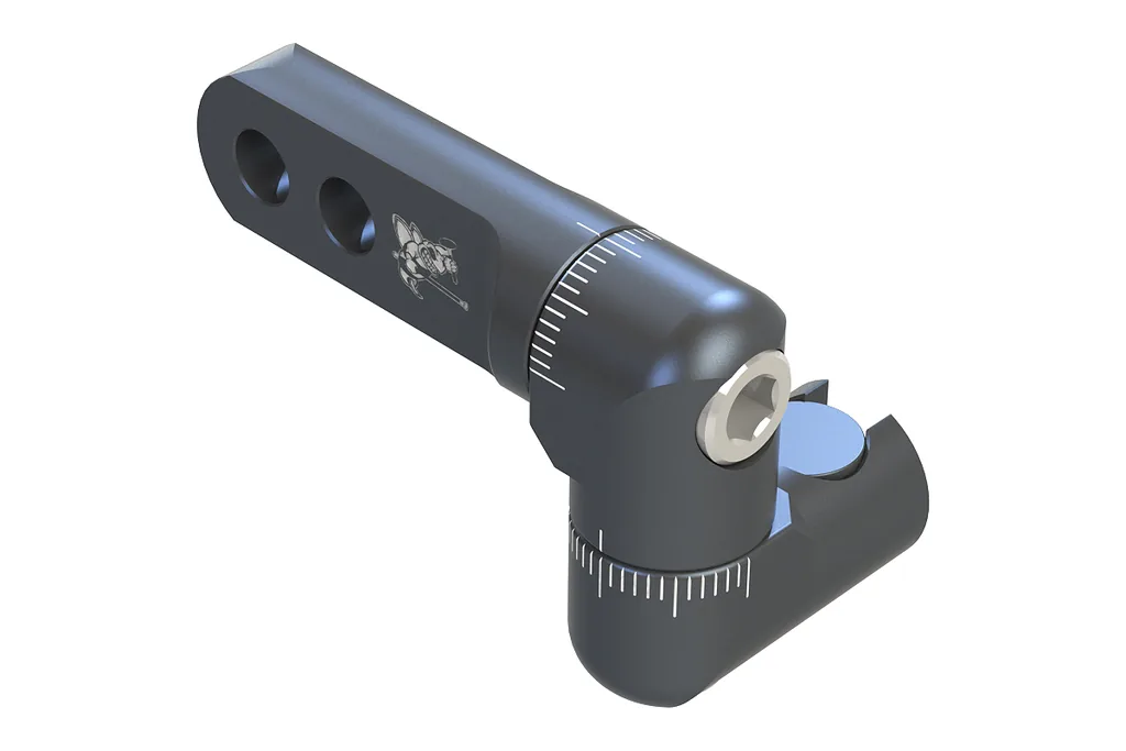 B-STINGER INFINITY 'NO TEETH' SINGLE ADJUSTABLE SIDE BAR SINGLE V-BAR