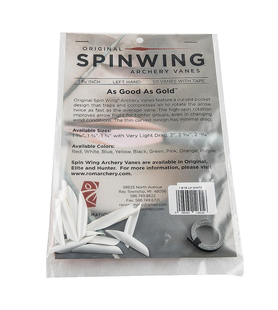 SPIN VANES ROUND 1-9/16 INCH