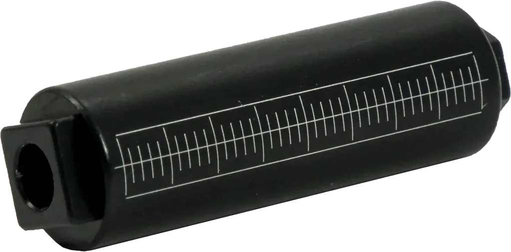 AXCEL SCOPE BARREL THREADED 10/32 SILVER