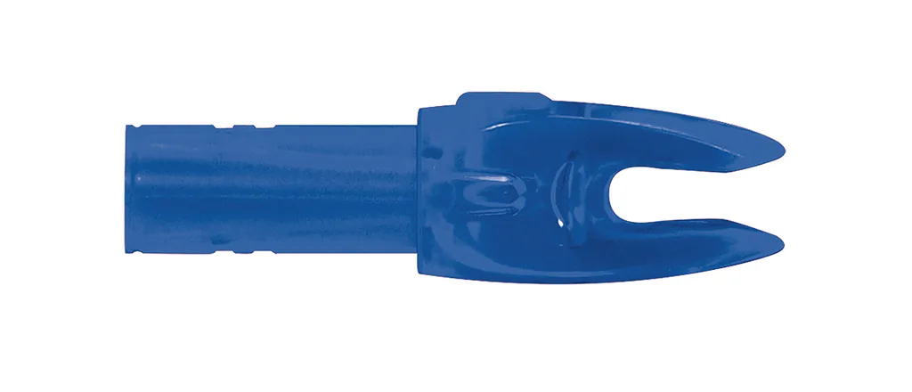 NOCKS "H" LARGE GROOVE BLUE 12/CLAM PK