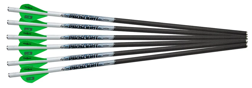 EXCALIBUR CROSSBOW BOLTS CARBON PROFLIGHT 20" 6/PACK