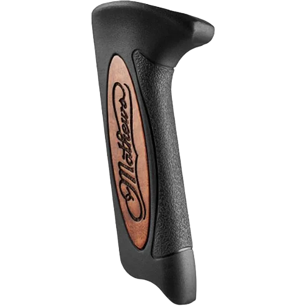 GRIPS IN PLASTIC ENGAGE COMPOUND LH BLACK with WOOD INLAY