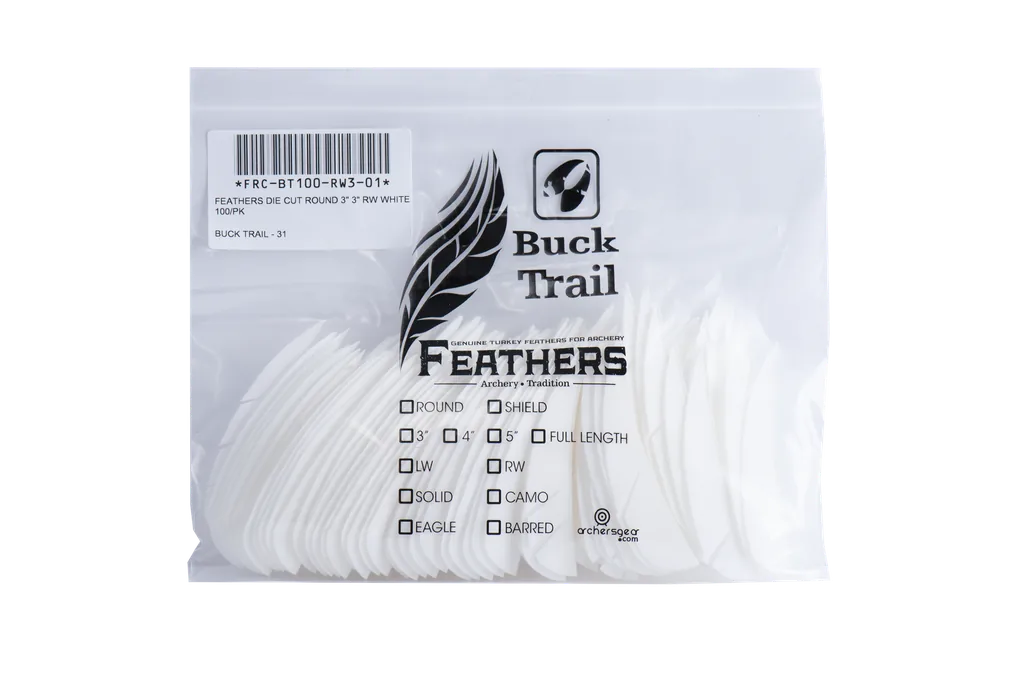 FEATHERS ROUND 3" RW