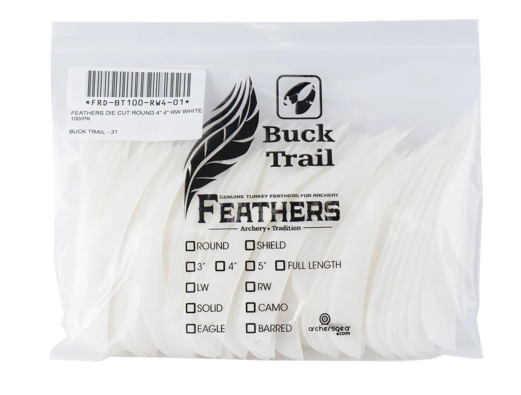 FEATHERS ROUND 4" RW