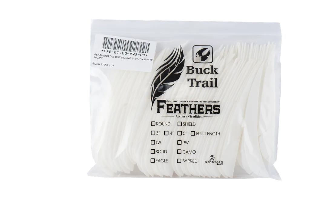 FEATHERS ROUND 5" RW