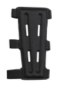 BUCK TRAIL SINGLE ARMGUARDS MOLDED 20CM SINGLE / 3 FASTENERS BLACK