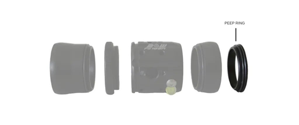 BOWFINGER PEEP RING FOR 20/20 SCOPE 30mm