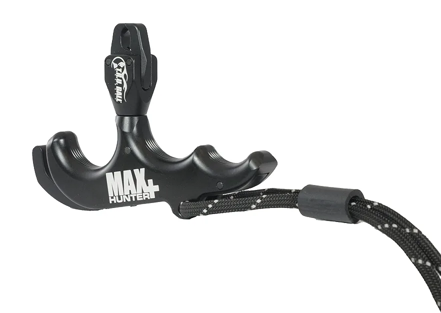 HAND STYLE TRU BALL MODEL MAX HUNTER PLUS THUMB 3-FINGER RELEASE WITH LANYARD BLACK