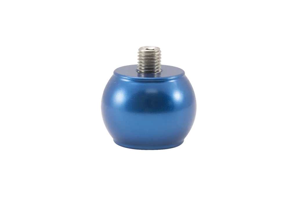 WEIGHT 1.3oz ALUMINUM - 1.25" dia BALL SHAPE BLUE