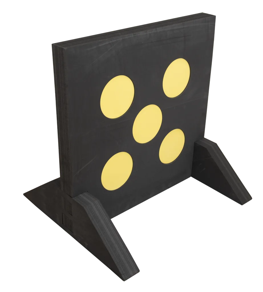 AVALON LARP TARGET 80X80X7cm 5 Holes 18cm WITH STAND