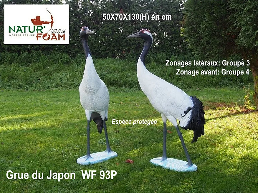 NATUR FOAM 3D TARGET JAPANESE CROWNED CRANE