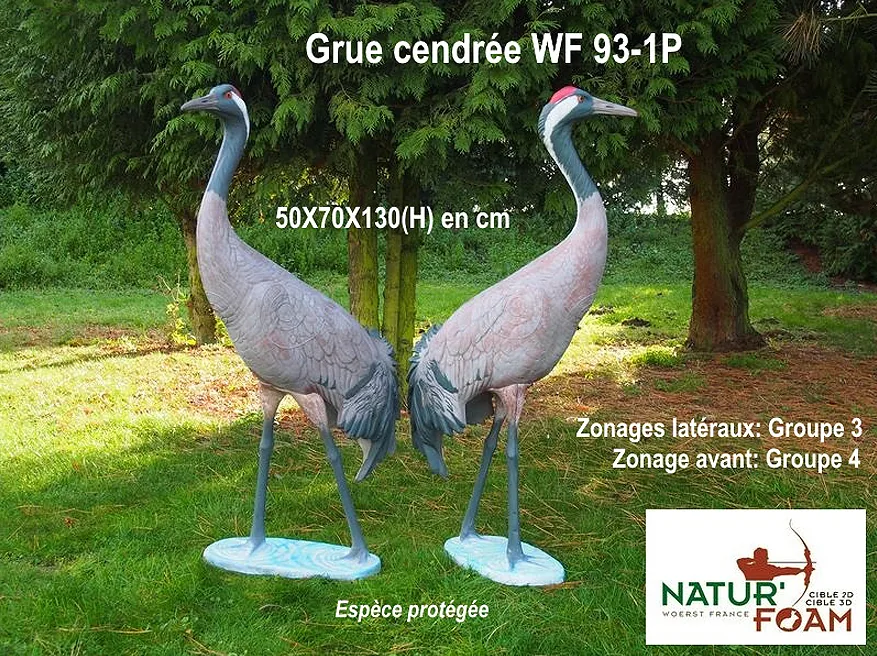 NATUR FOAM 3D TARGET RED-CROWNED CRANE