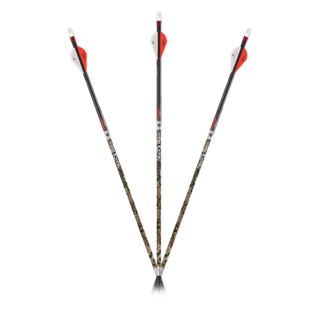 CARBON MAXIMA RED MO CONTOUR SD 350 12/PK SHAFTS