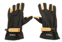 FLEECE SHOOTING GLOVES WITH LEATHER RENFORCED FINGERTIPS