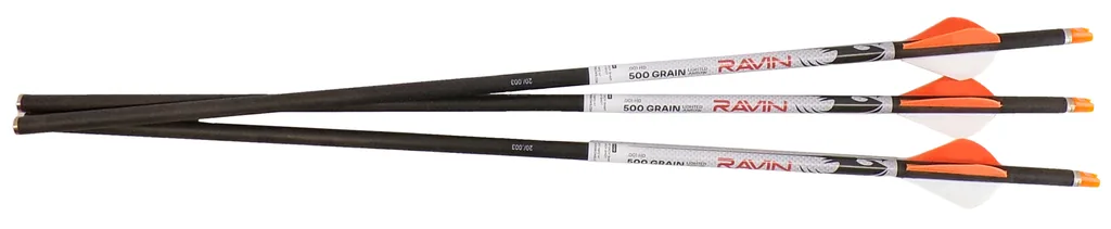 RAVIN CROSSBOW LIGHTED BOLTS CARBON 500GR .001 3/PACK