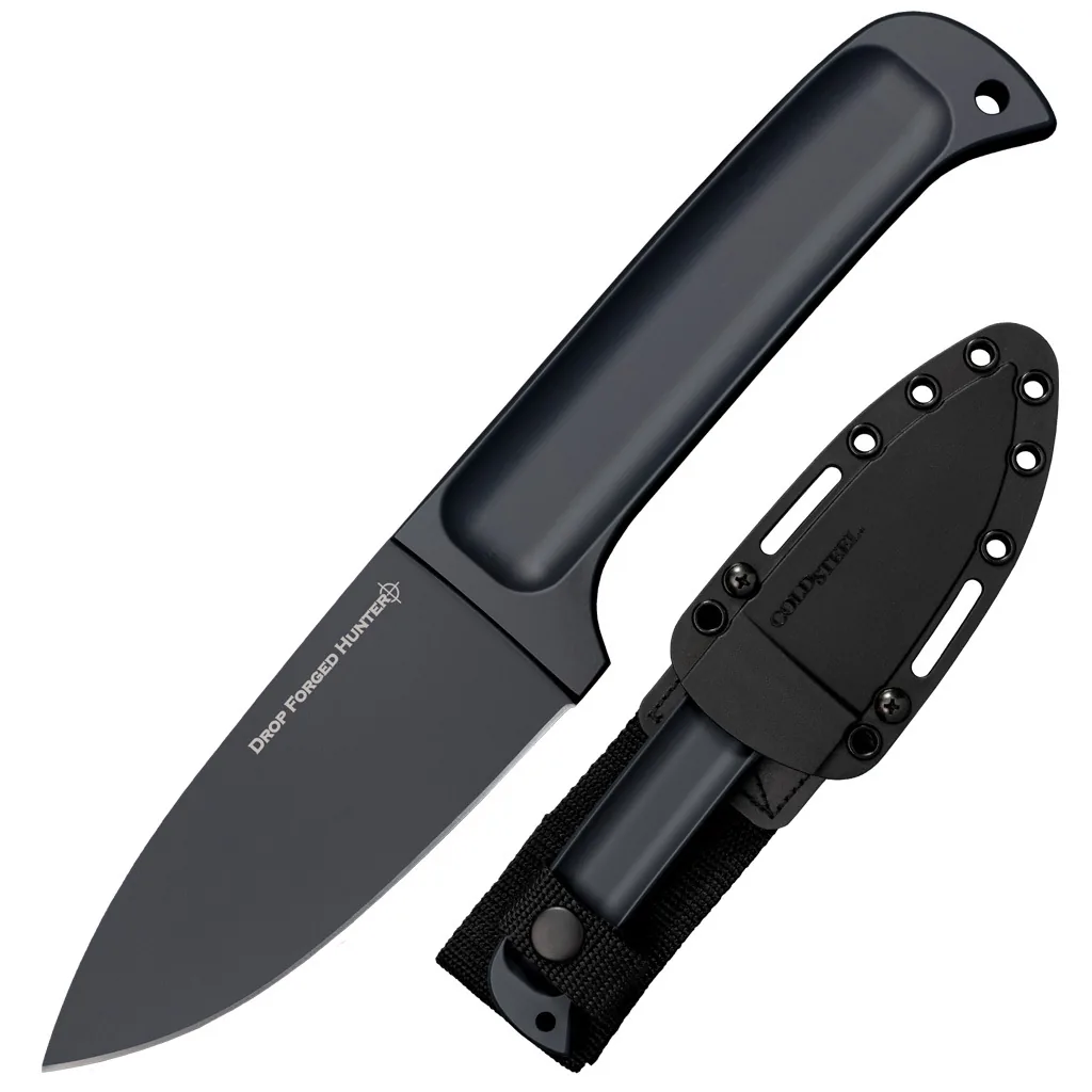 COLD STEEL FIXED BLADE KNIFE DROP FORGED HUNTER - overall 21.91cm