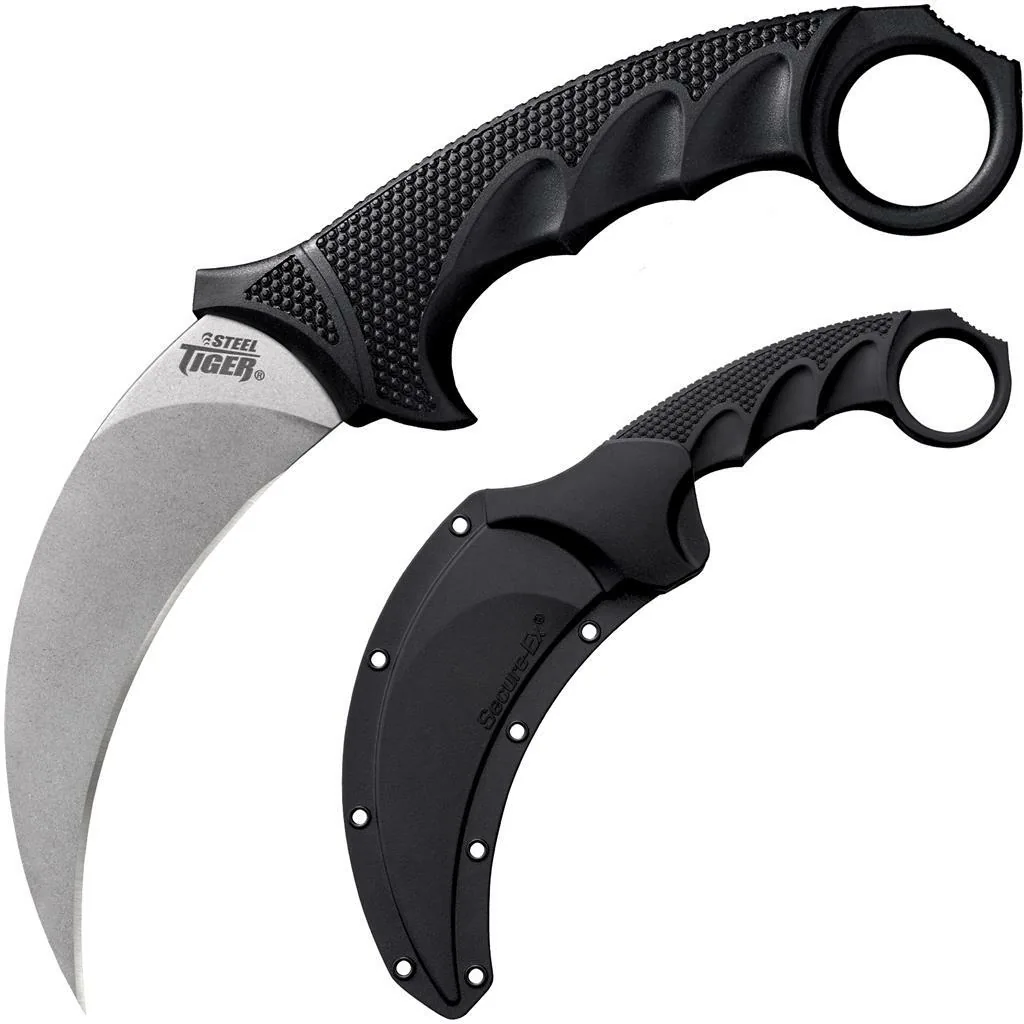 COLD STEEL FIXED BLADE KNIFE STEEL TIGER - overall 24.76cm