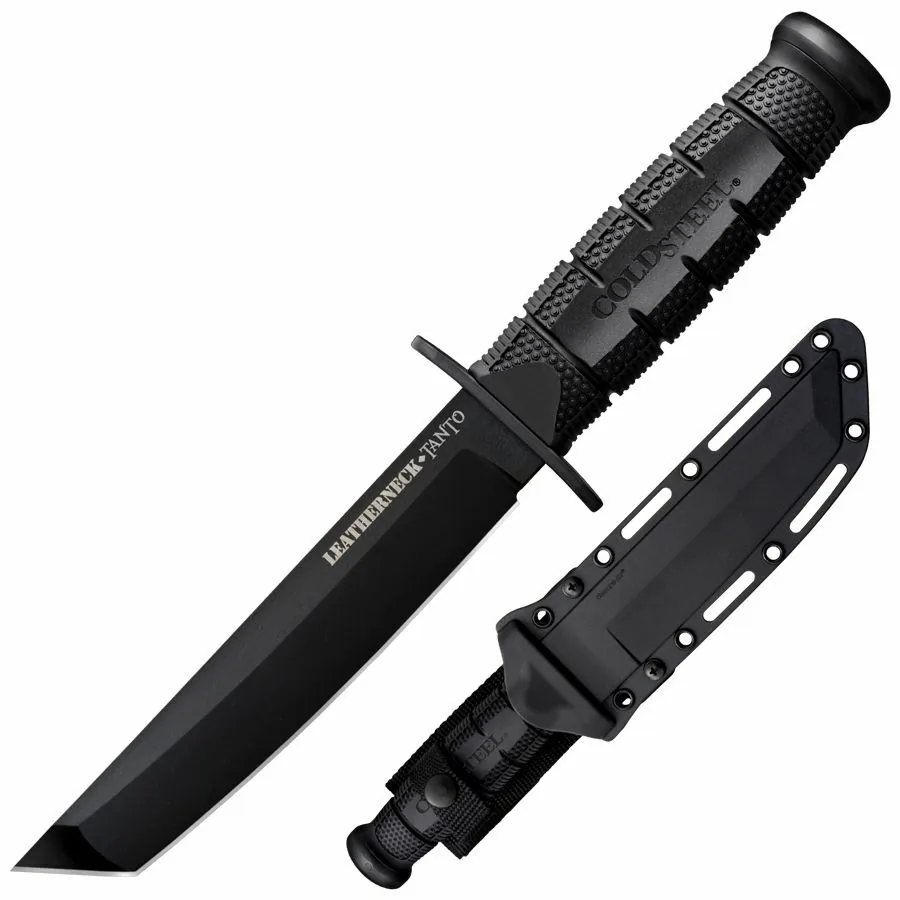COLD STEEL FIXED BLADE KNIFE LEATHERNECK TANTO - overall 30.48cm