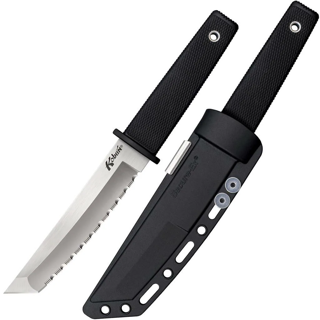 COLD STEEL FIXED BLADE KNIFE KOBUN SERRATED - overall 25.08cm
