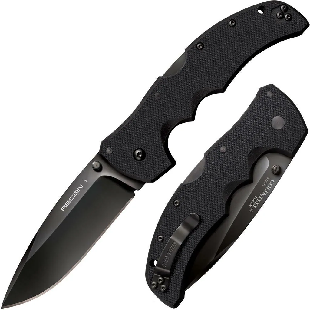 COLDSTEEL RECON 1 SPEAR POINT PLAIN EDGE - overall 23.81cm