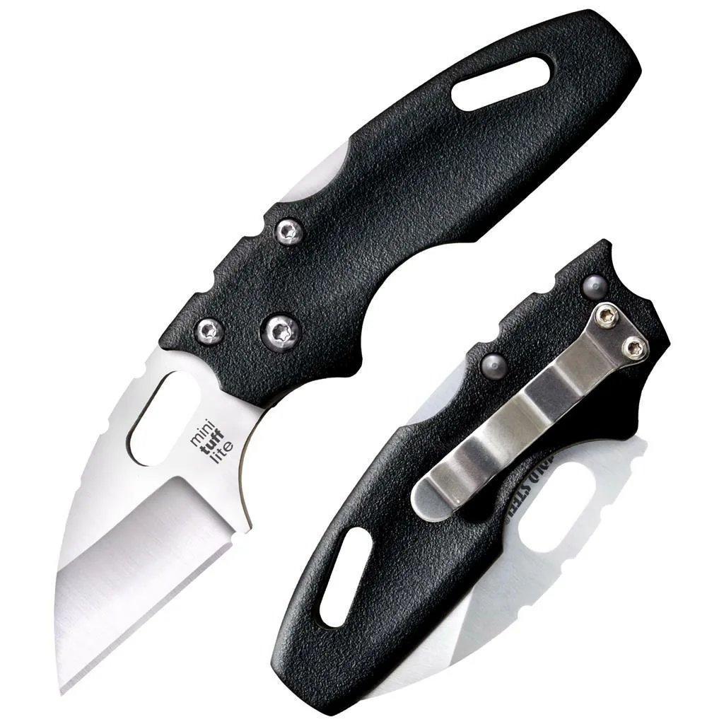 COLDSTEEL MINI TUFF LITE PLAIN EDGE BLACK - overall 12.70cm