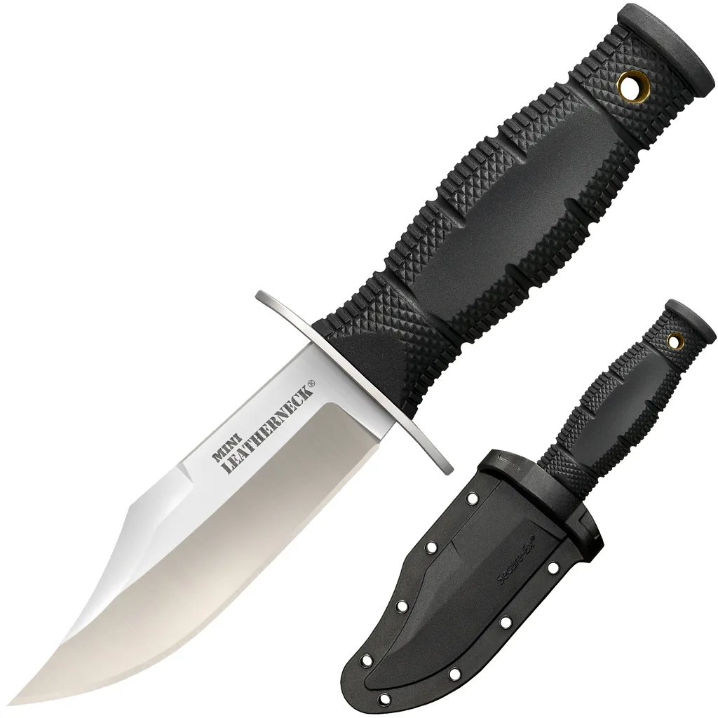 COLD STEEL FIXED BLADE KNIFE MINI LEATHERNECK CLIP POINT - overall 17.15cm