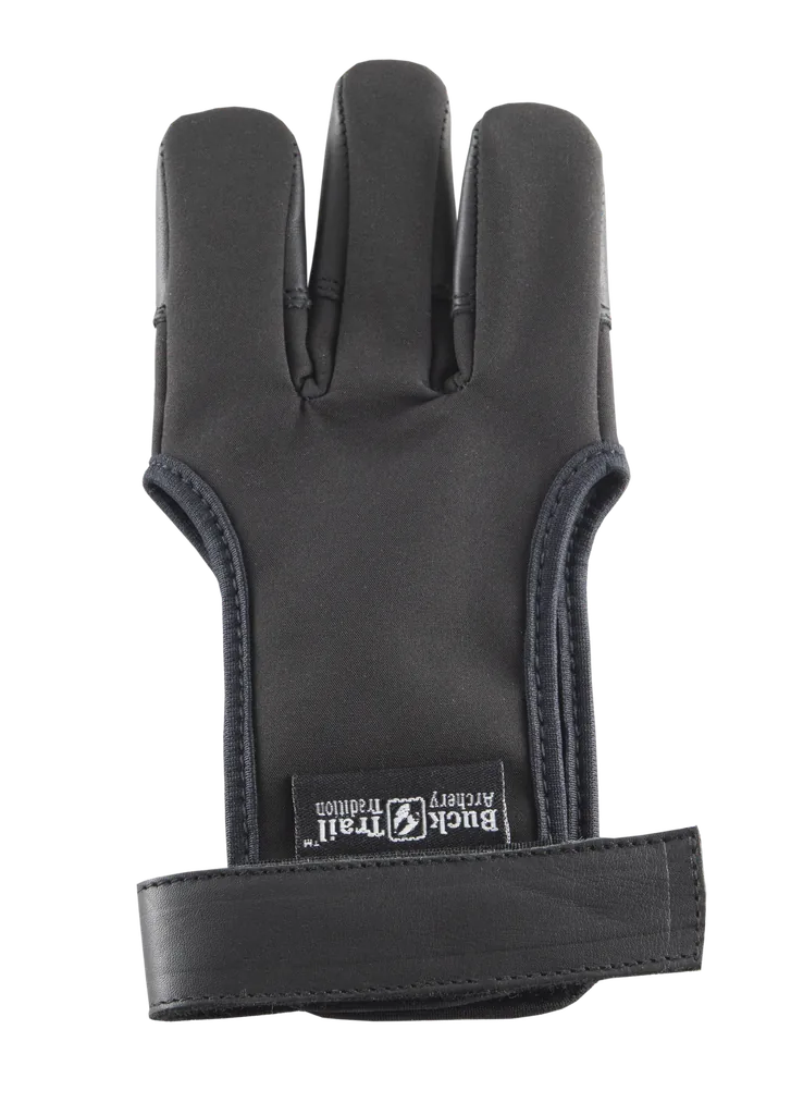SHOOTING GLOVE HYBRID FULL PALM LEATHER/NEOPRENE WITH REINFORCED FINGERTIPS