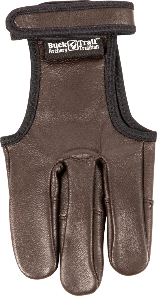 SHOOTING GLOVES FULL PALM DEERSKIN BROWN WITH REINFORCED FINGERTIPS