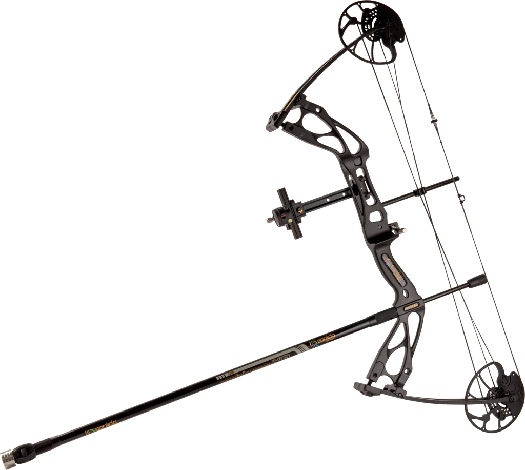 SANLIDA HERO X8 COMPOUND PACKAGE ROTATING MOD / 10-60LBS / 18"-31" / RH / BLACK