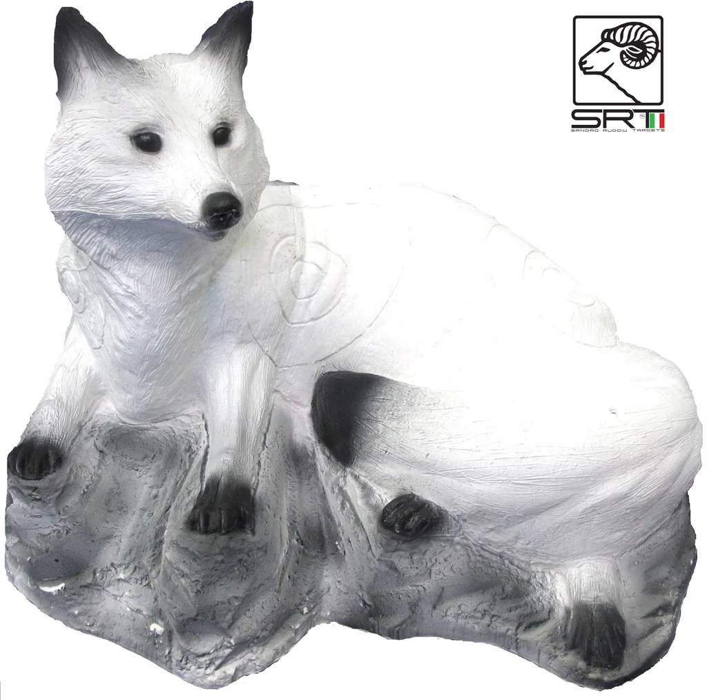 SRT TARGETS 3-D FOX BEDDED WHITE - GROUP 3 - L67cm H50cm