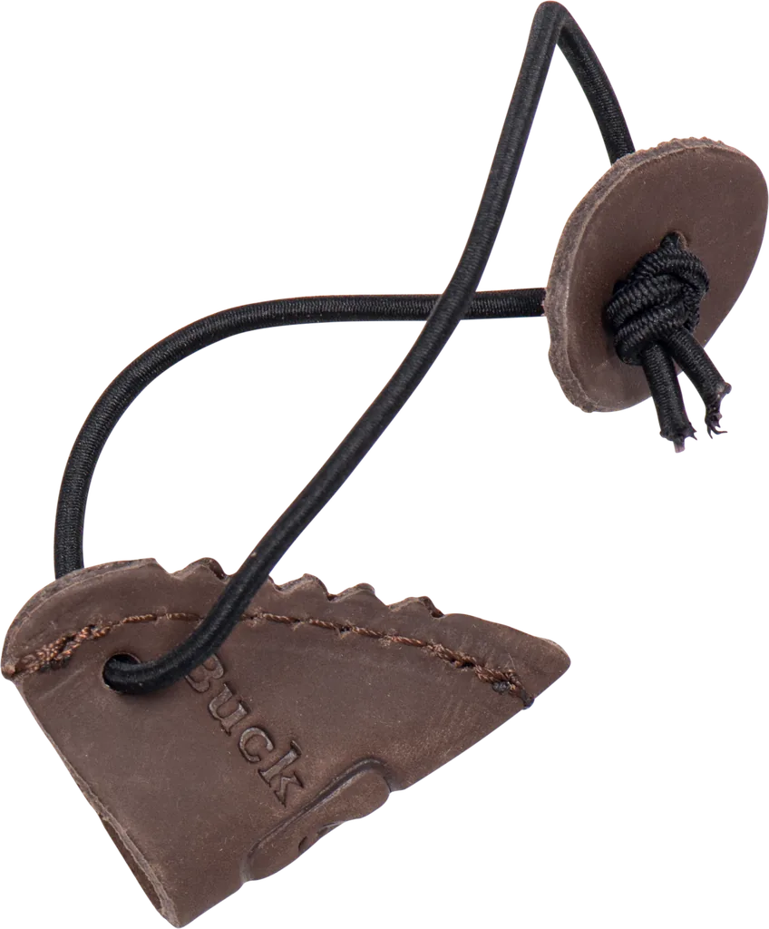 BOW STRING KEEPERS UPPER IN PULLUP LEATHER DARK BROWN