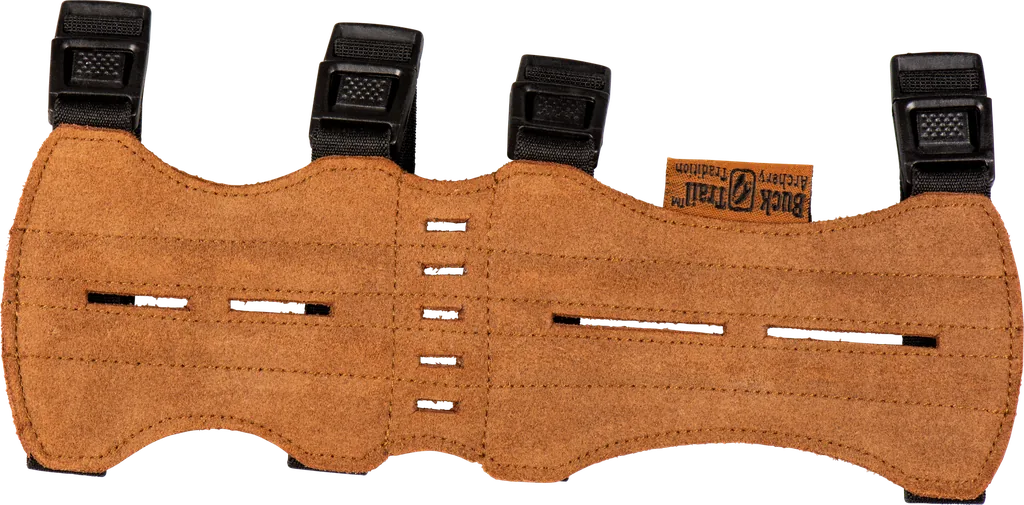 TRADITIONAL ARMGUARD DOUBLE PECAN WILD LEATHER