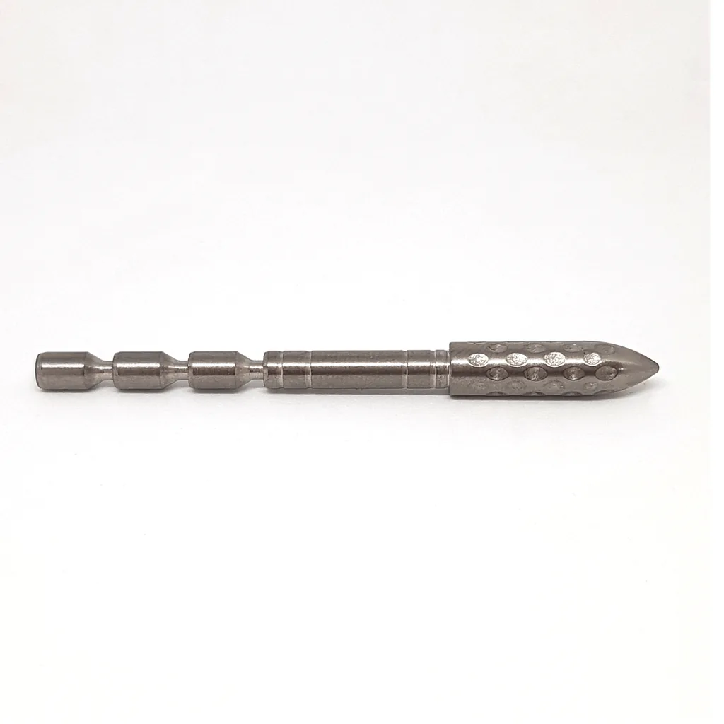 TIPPING POINT ARCHERY GLUE-IN POINTS DIMPLE BREAK-OFF ID4.2mm/.166" 90-100-110-120gr 12PK