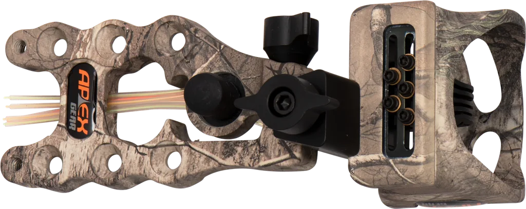 APEX GEAR ACCU-STRIKE PRO LIGHT 5PIN .019" REALTREE AP HD HUNTING & 3D SIGHTS