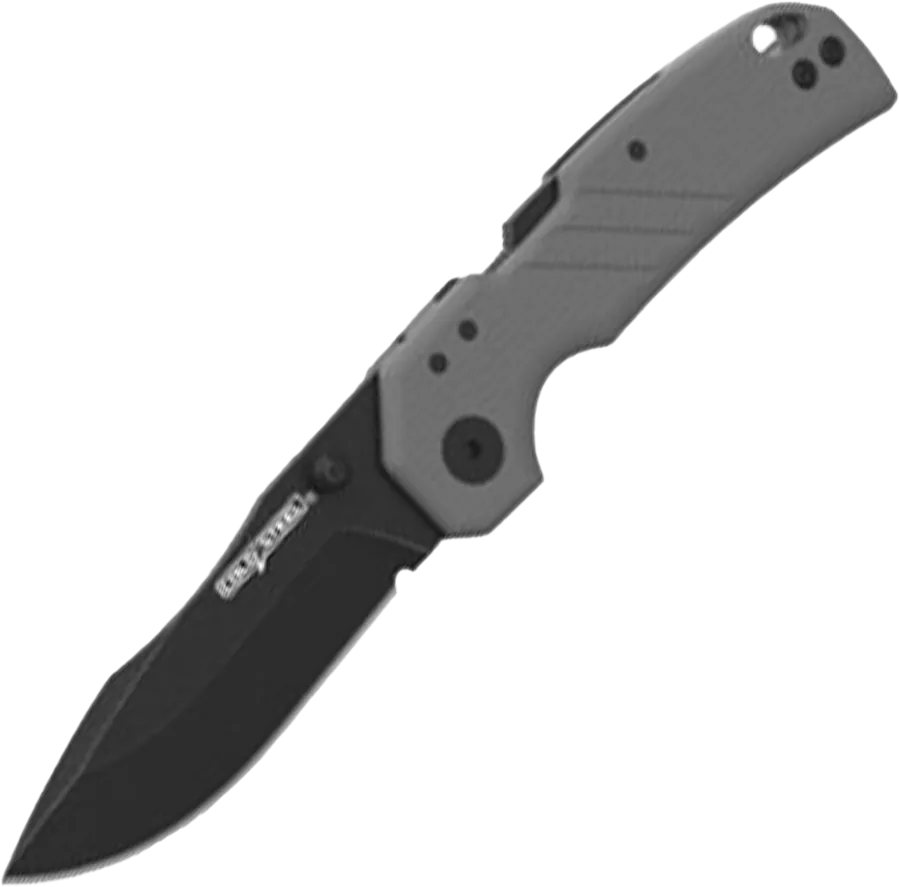 COLD STEEL 3" ENGAGE BLACK/GREY G-10 HANDLE