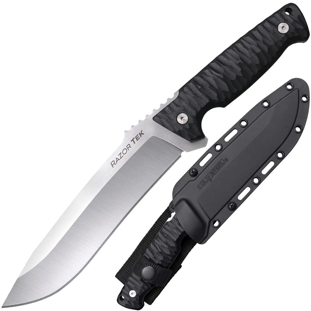 COLD STEEL 6.5" RAZORTEKK BLACK GFN HANDLE