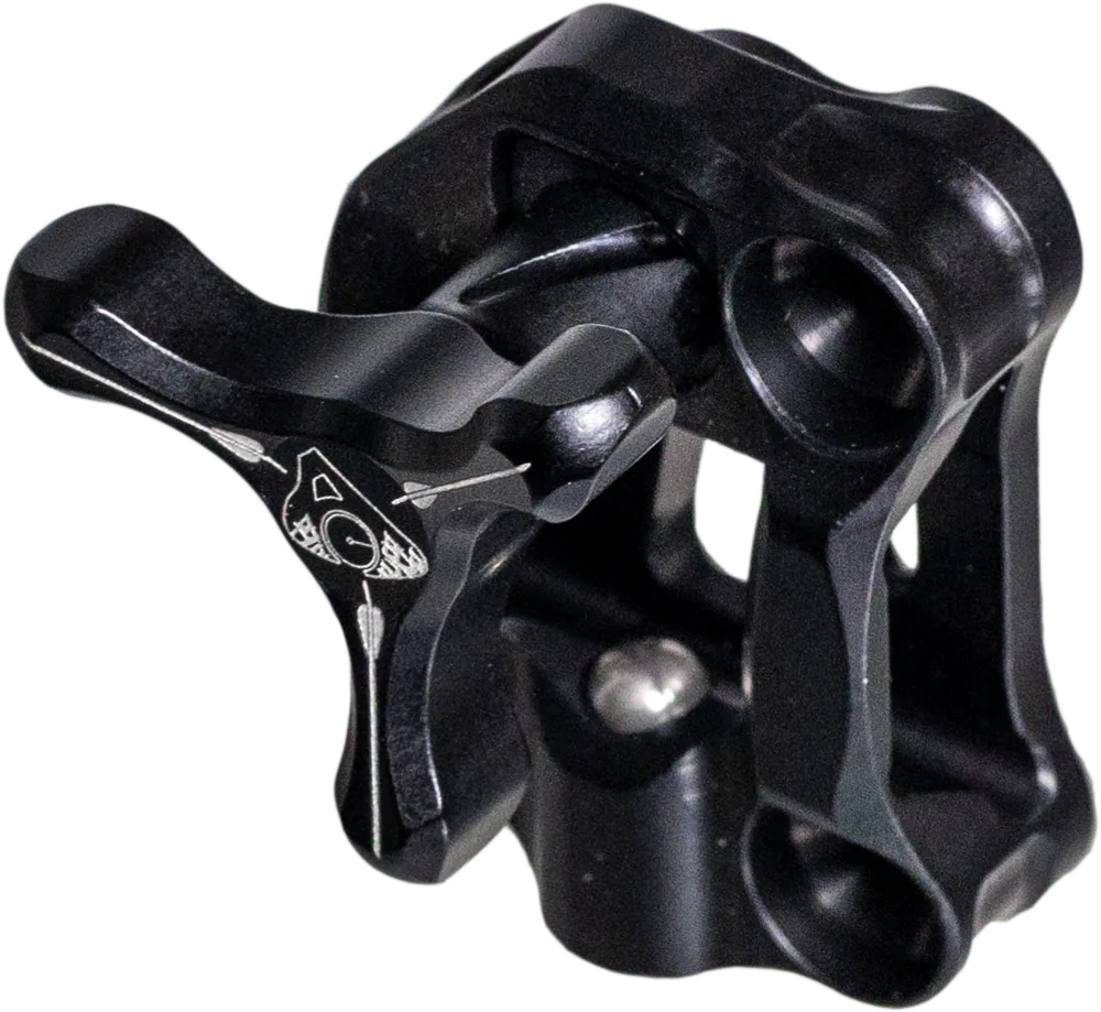 SIGHT PARTS DUAL BRIDGE WEDGE MOUNTING BRACKET with TRI-STAR KNOB