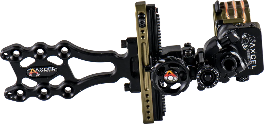 AXCEL HUNTING & 3D SIGHT LANDSLYDE SLIDER ACCUSTAT II SCOPE - 5 PIN .019 TACTICAL BOWHUNTING