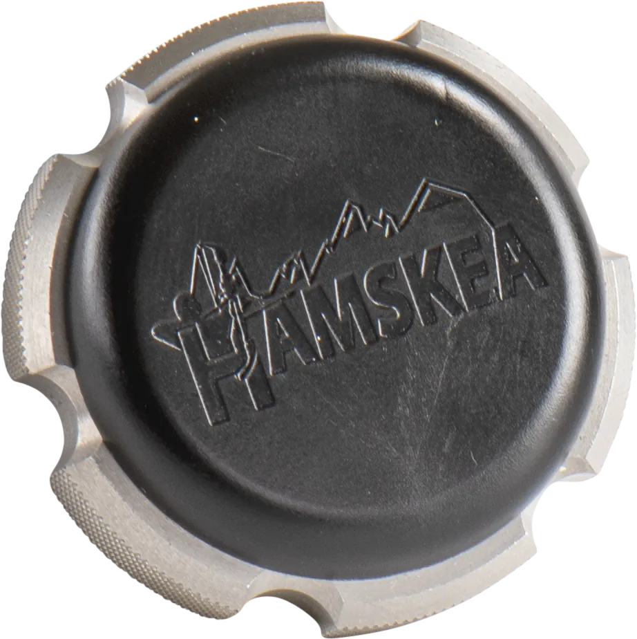 HAMSKEA QUICK CHANGE STABILIZER WEIGHT w/LINX-LOCK TECH 1oz ENDCAP SILVER/RUBBER