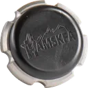 HAMSKEA QUICK CHANGE STABILIZER WEIGHT w/LINX-LOCK TECH 1oz ENDCAP SILVER/RUBBER