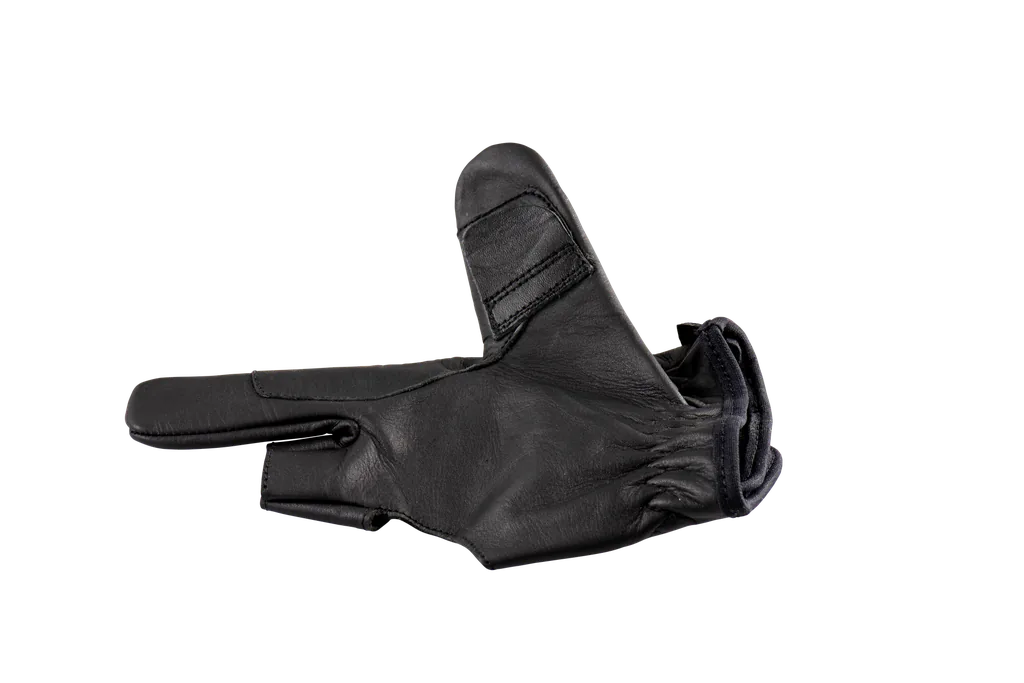 SHOOTING GLOVES FOR HORSE BOW TAWNY LEATHER